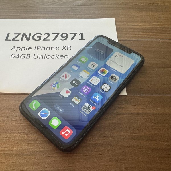 Apple iPhone Xr - Unlocked, 64 GB, Black, A1984