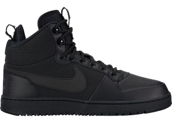 Nike Court Borough Mid Winter Triple Black for sale