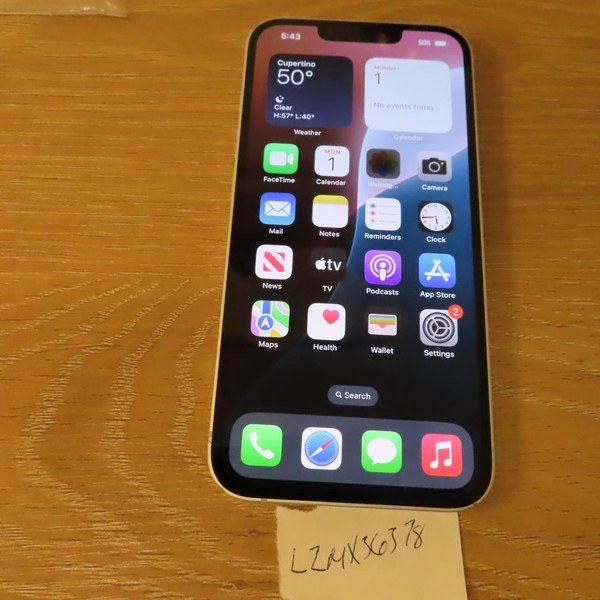 Apple iPhone 16e - Unlocked, 128 GB, White, A3212