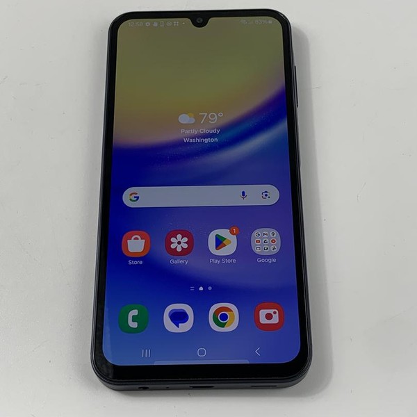 Samsung Galaxy A15 5G - TracFone, 128 GB, Black & Blue, 4 GB