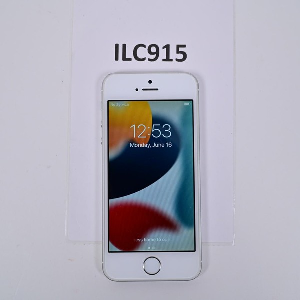 Apple iPhone SE 1st Gen 2016 - Unlocked, 16 GB, Silver, A1662