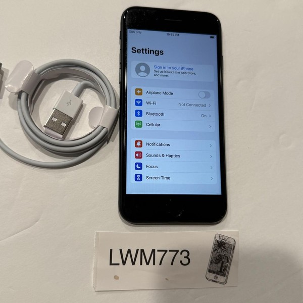 Apple iPhone SE 3rd Gen 2022 - Unlocked, 64 GB, Midnight, A2595