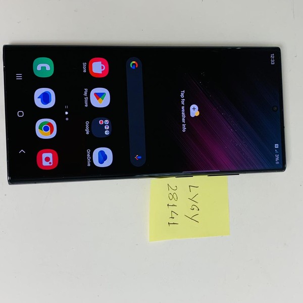 Samsung Galaxy S22 Ultra - AT&T, 128 GB, Black, 8 GB, SM-S908U