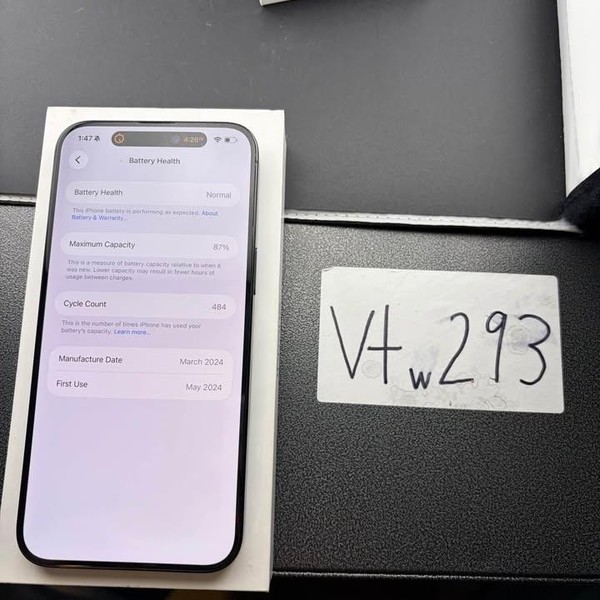 Apple iPhone 15 Pro Max - Unlocked, 256 GB, Blue, A2849