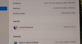 Good
													MacBook Pro 2019 - 13" - I5, Gray, 512 GB, 16 GB, photo 3 of 9
