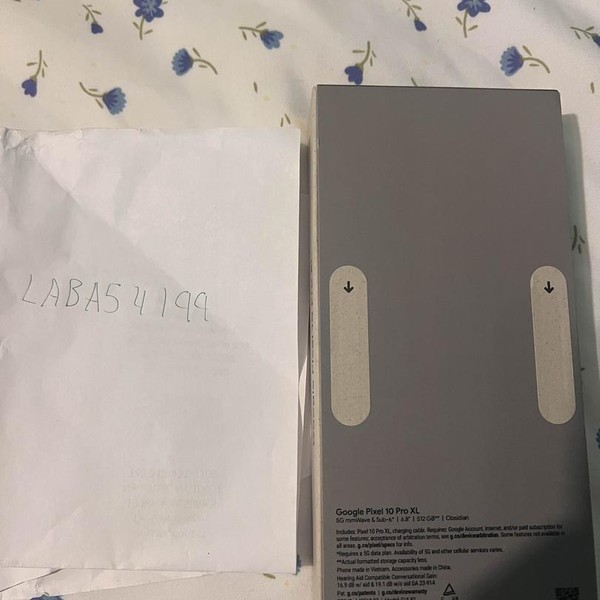 Google Pixel 10 Pro XL - Unlocked, Obsidian, 512 GB, GUL82