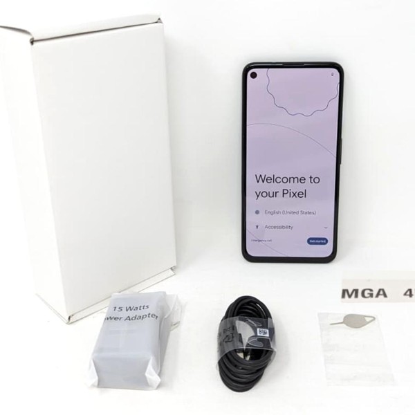 Google Pixel 4a 5G - Unlocked, 128 GB, Black, 6 GB, G025E