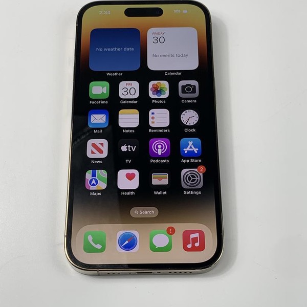 Apple iPhone 14 Pro - Unlocked, 256 GB, Gold, A2650