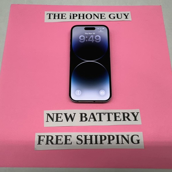 Apple iPhone 14 Pro - Unlocked, 512 GB, Black, A2650