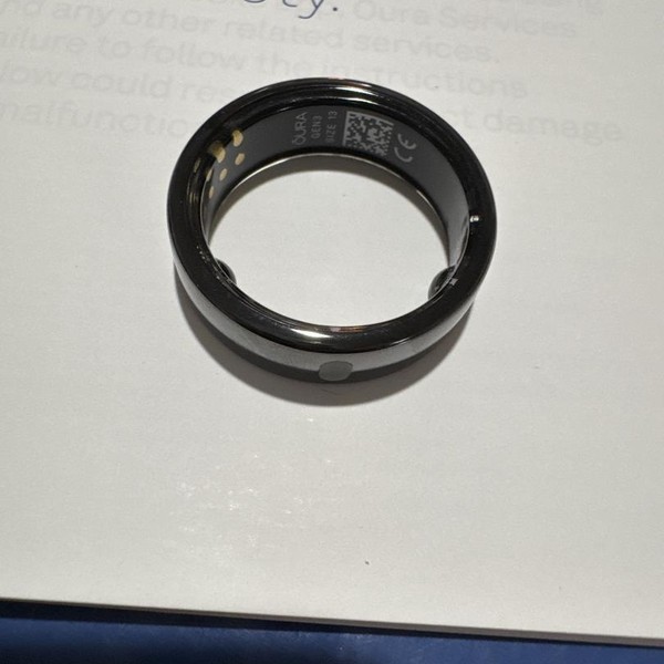 Oura Ring Gen 3 - Black, Size 13, Horizon