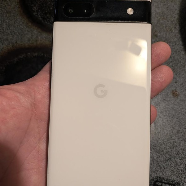 Google Pixel 6a - Unlocked, 128 GB, Chalk, 6 GB, GX7AS