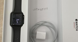 Good
													Apple Watch Series 3 42mm - Unlocked, Gray, A1861, Aluminum, photo 4 of 4