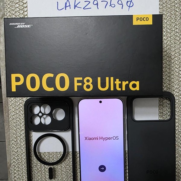 Xiaomi POCO F8 Ultra - Unlocked Non-US, 256 GB, Blue, 12 GB