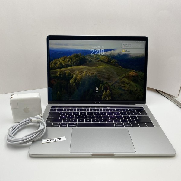 MacBook Pro 2019 - 13 inch - 256 GB, Silver, 16 GB, Intel Core i5