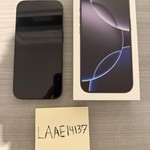 Good Apple iPhone 16 Pro - Unlocked, Black, 256 GB, A3083