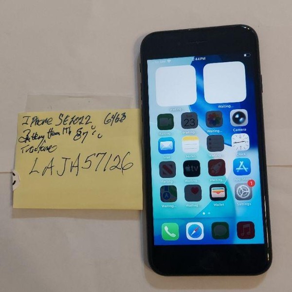 Apple iPhone SE 3rd Gen 2022 - TracFone, 64 GB, Midnight, A2595