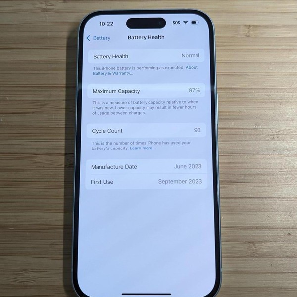Apple iPhone 15 - Verizon, 128 GB, Blue, A2846