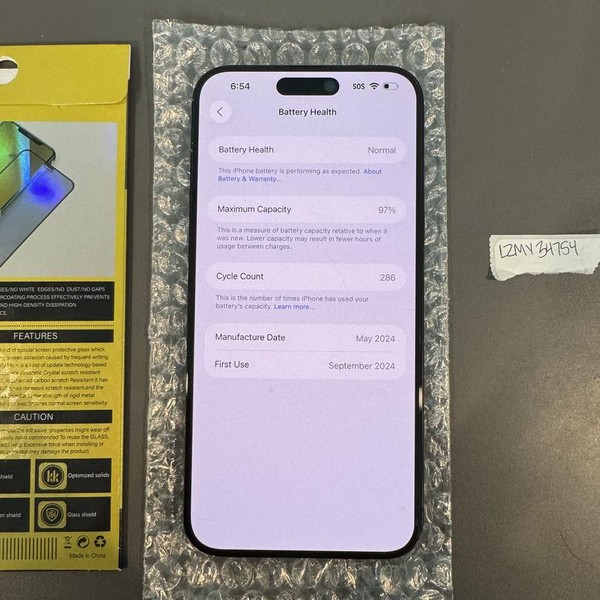 Apple iPhone 15 Pro Max - Unlocked, 256 GB, Black, A2849