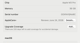 Mint
													MacBook Pro Late 2023 (M3) - 14" - Apple M3 Pro 12-core, Silver, 1 TB, 36 GB, 18-core GPU, photo 4 of 9