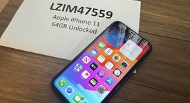 Good
													Apple iPhone 11 - Unlocked, Black, 64 GB, A2111, photo 2 of 5