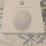 New Nest Thermostat - Snow