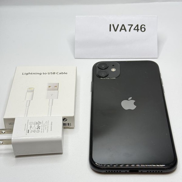 Apple iPhone 11 - Unlocked, 64 GB, Black, A2111