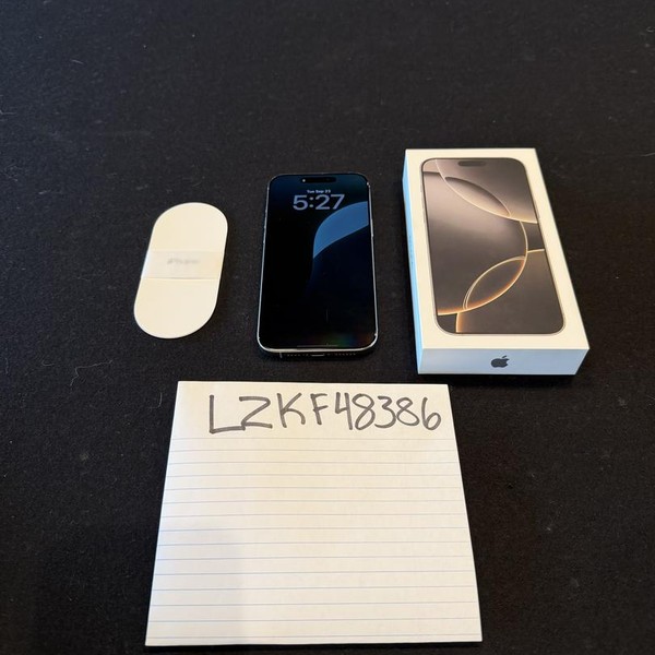 Apple iPhone 16 Pro Max - Unlocked, 256 GB, Natural, A3084