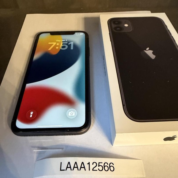 Apple iPhone 11 - Unlocked, 64 GB, Black, A2111