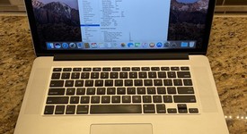 Good
													MacBook Pro 2015 (Retina) - 15" - Silver, 256 GB, 16 GB, photo 1 of 12