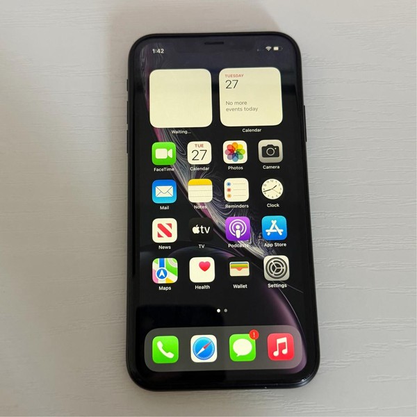 Apple iPhone Xr - Unlocked, Black, 256 GB, A1984