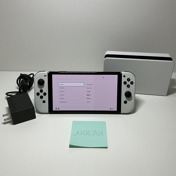 Nintendo Switch - OLED - 64 GB, White