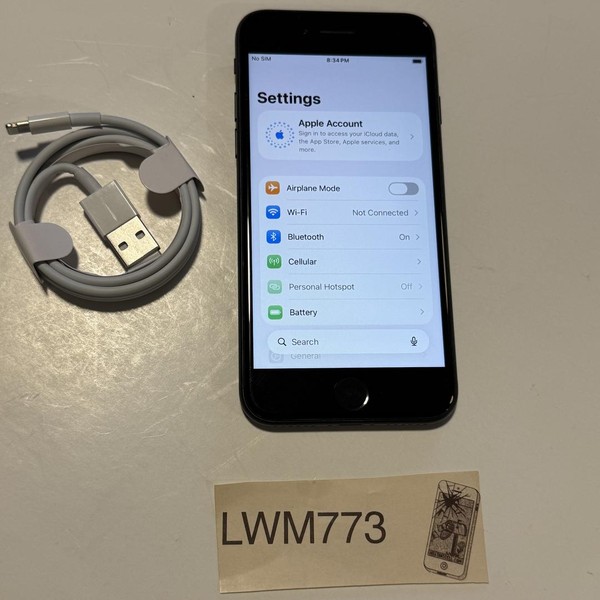 Apple iPhone SE 3rd Gen 2022 - Unlocked, 64 GB, Midnight, A2595