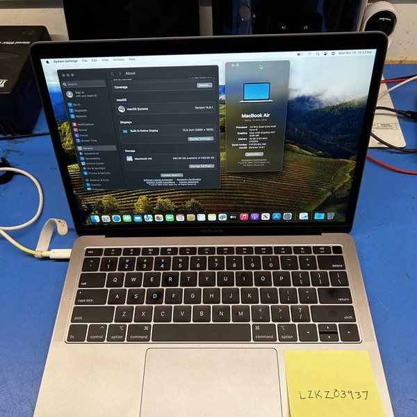 MacBook Air 2019 - 13 inch - 512 GB, Silver, 16 GB, Intel Core i5