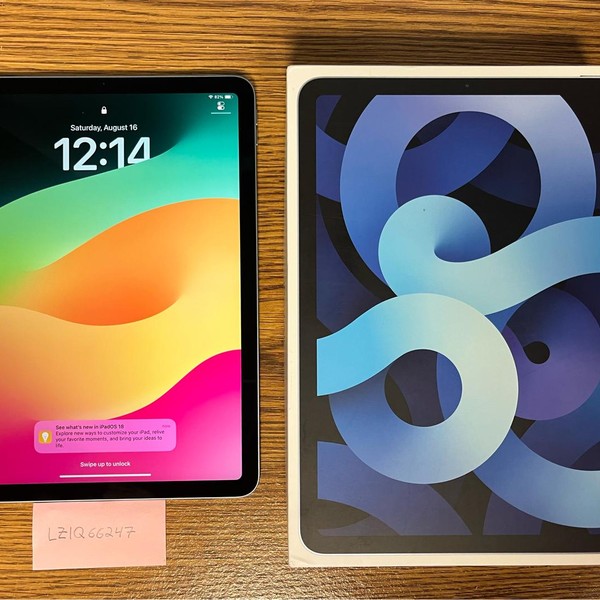 Apple iPad Air 4th Gen - Wi-Fi, 64 GB, Sky Blue, A2316