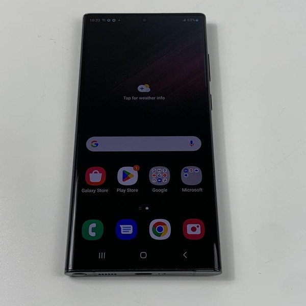 Samsung Galaxy S22 Ultra - Unlocked, 256 GB, Black, 12 GB, SM-S908U1