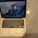 Good MacBook Pro 2015 (Retina) - 13 inch - 128 GB, Silver, 8 GB