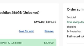 New
													Google Pixel 10 - Unlocked, Obsidian, 256 GB, GLBW0, photo 5 of 5