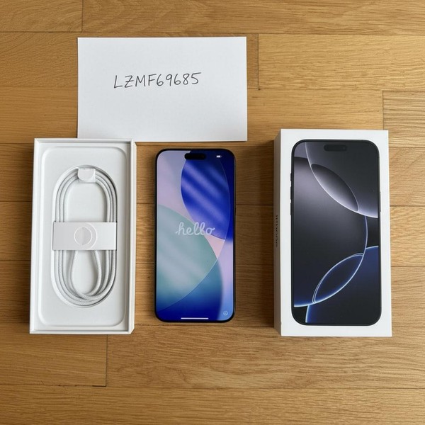 Apple iPhone 16 Pro Max - Unlocked, 1 TB, Black, A3084