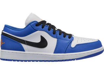 Jordan 1 Low Hyper Royal Orange Peel for sale