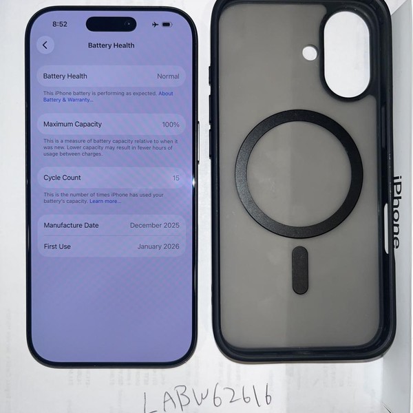 Apple iPhone 17 - Unlocked, 256 GB, Black, A3258