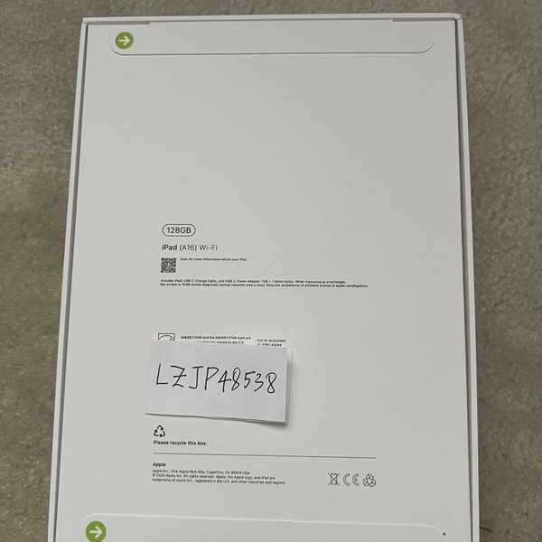 Apple iPad 11th Gen - Wi-Fi, 128 GB, Silver, A3354