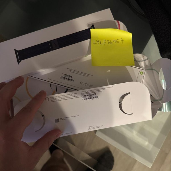 Apple Watch SE 2nd Gen 44mm - Midnight, A2723 - GPS, Aluminum