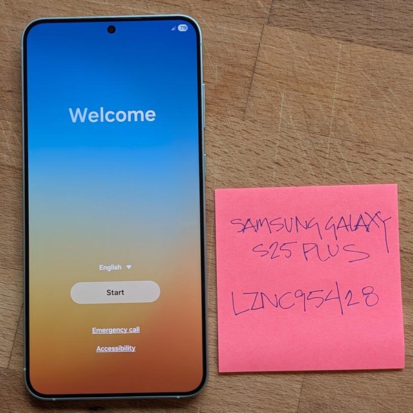 Samsung Galaxy S25 Plus - T-Mobile, 256 GB, Mint, 12 GB, SM-S936U