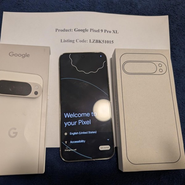 Google Pixel 9 Pro XL - Unlocked, 128 GB, Porcelain, 16 GB, GGX8B