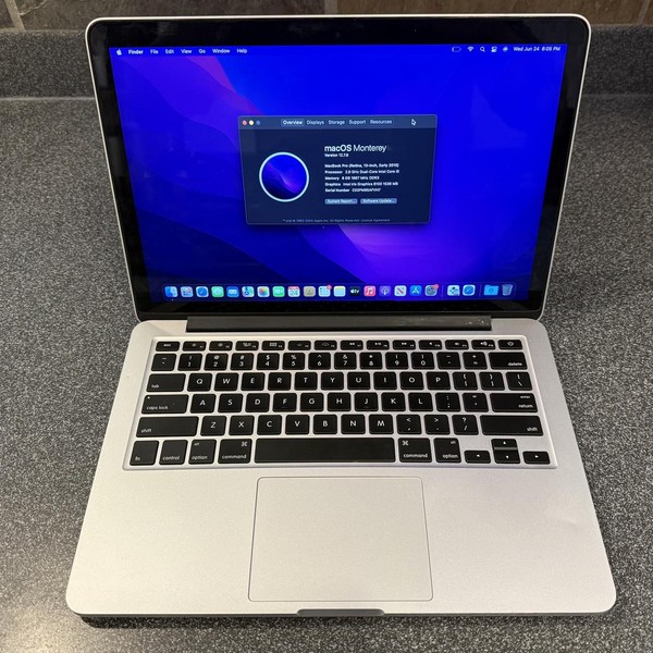 MacBook Pro 2015 (Retina) - 13 inch - 512 GB, Silver, 8 GB