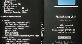 Mint
													MacBook Air 2025 (M4) - 13" - Apple M4, Starlight, 512 GB, 24 GB, photo 5 of 9