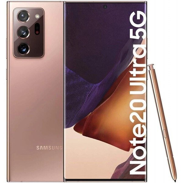 Samsung Galaxy Note 20 Ultra 5G - Unlocked, 128 GB, Mystic Bronze, 12 GB, SM-N986U1