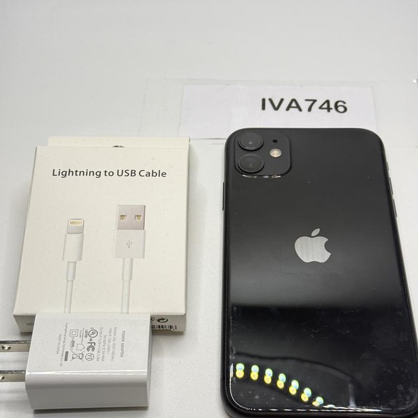 Apple iPhone 11 - Unlocked, 64 GB, Black, A2111
