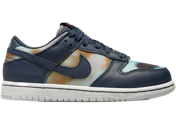 Nike Dunk Low Graffiti Navy (PS) for sale