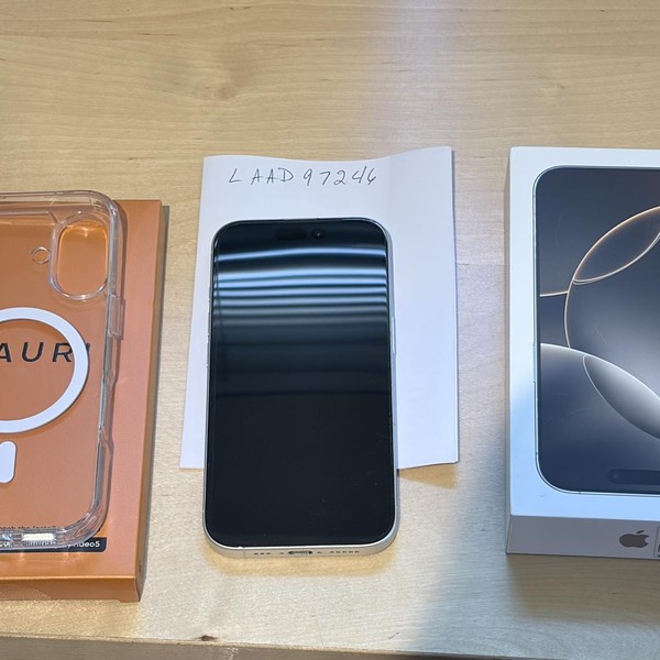 Apple iPhone 16 Pro - Unlocked, 128 GB, White, A3083